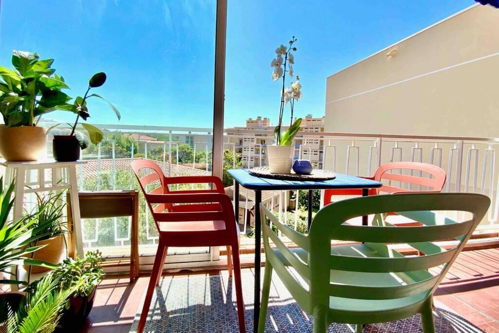 Superbe 4 Couchages Avec Terrasse - Clim - 50M De La Mer Saint-Raphaël エクステリア 写真